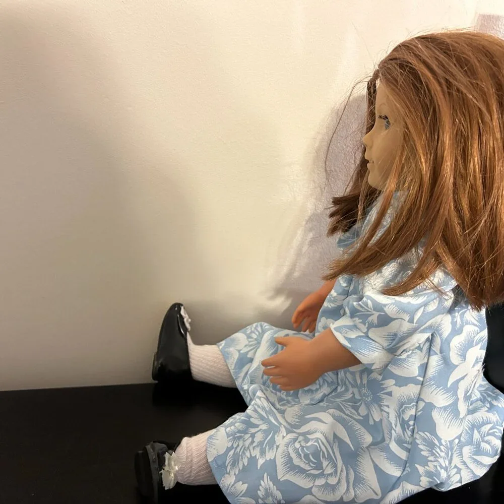 PLEASANT COMPANY American Girl 18" Doll with Homemade Dress - Picture 4 of 11